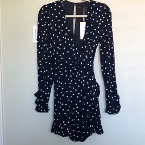 NWT Zara trf polka dot romper